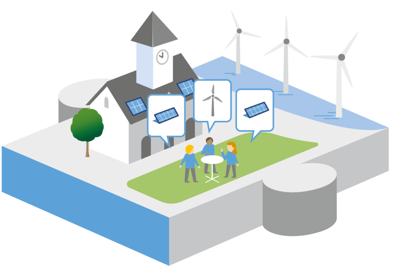 dialogHUB-Puzzle zur Kommunikation in der Energiewende von IP SYSCON